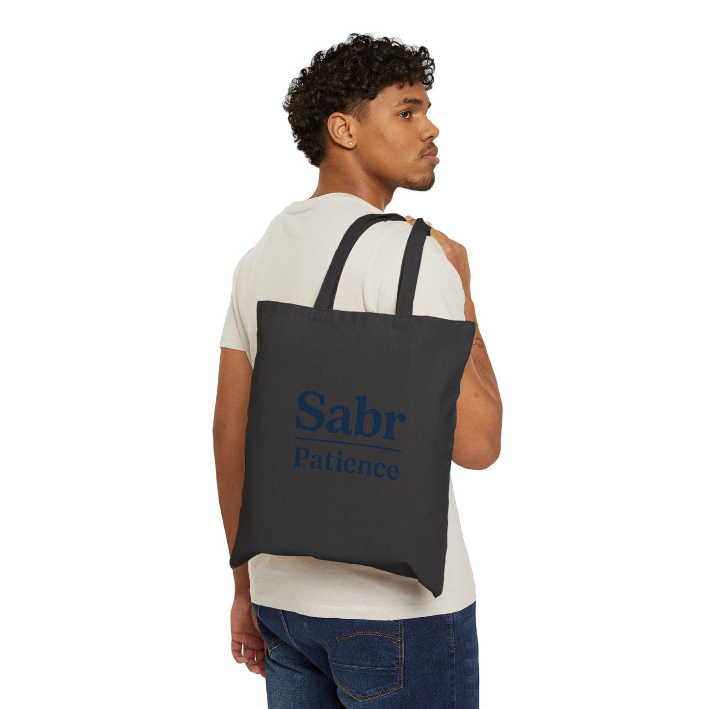 Sabr Patience Cotton Canvas Tote Bag