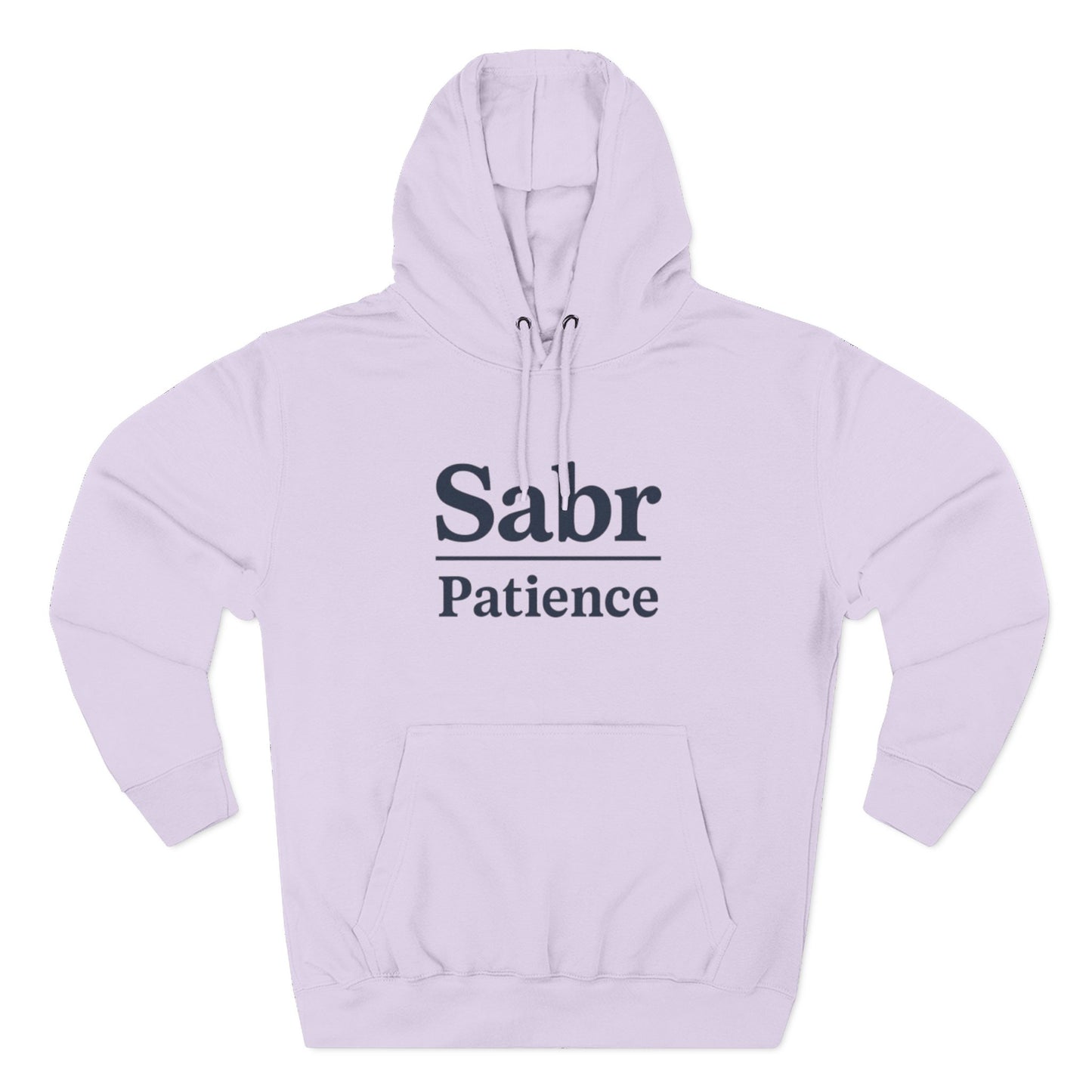 Sabr Fleece Hoodie - Trendy Comfort Apparel for mindfulness lovers