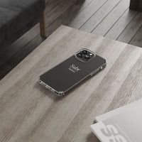 Phone Case - Clear Impact-Resistant with 'Sabr' Design, Motivational Gift