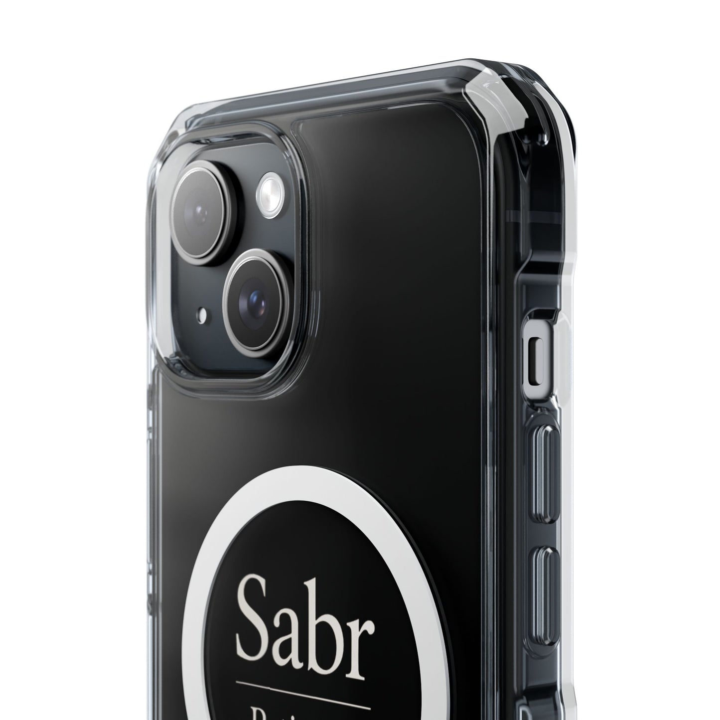 Clear Magnetic iPhone Case with 'Sabr Patience' Design