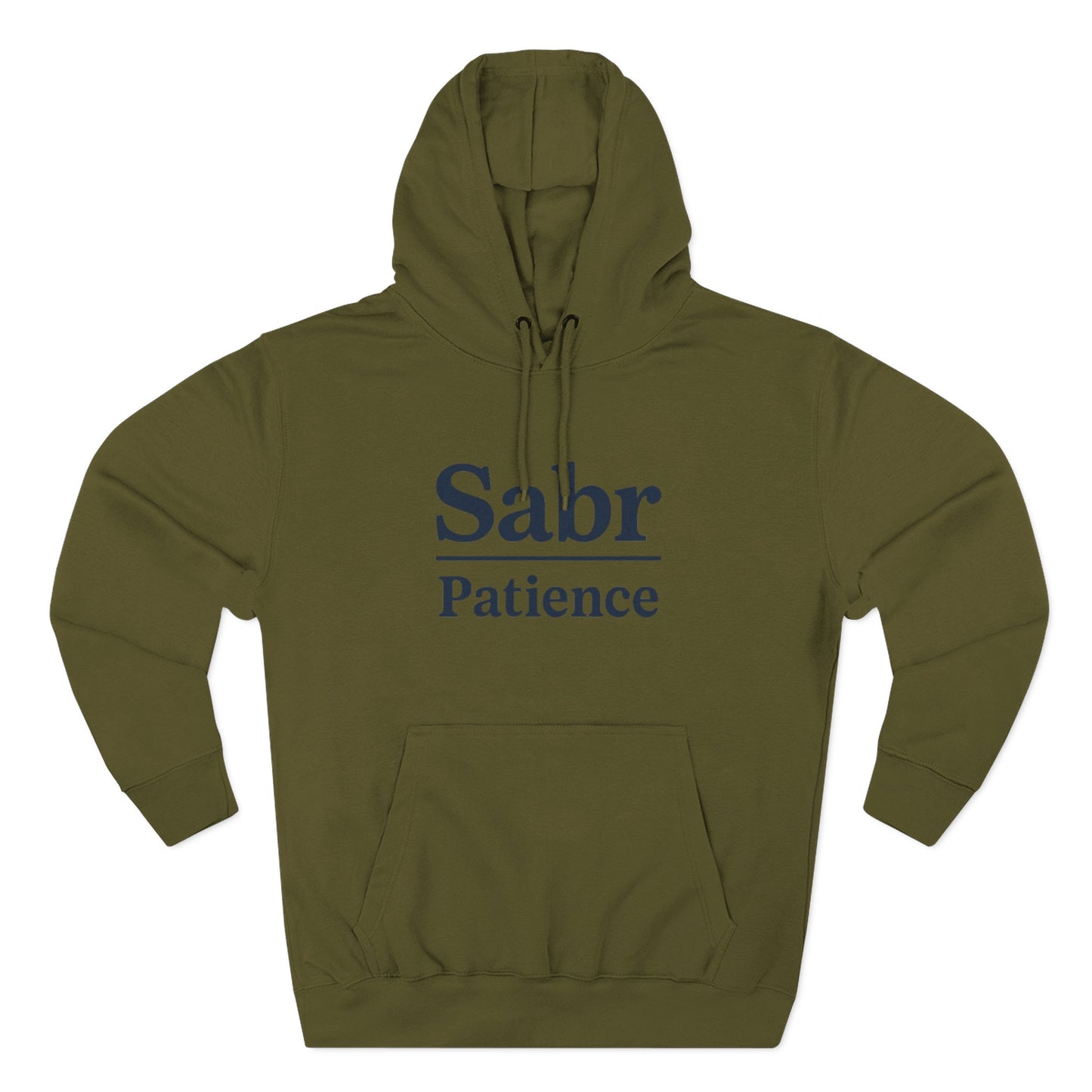 Sabr Fleece Hoodie - Trendy Comfort Apparel for mindfulness lovers