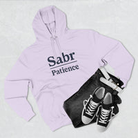 Sabr Fleece Hoodie - Trendy Comfort Apparel for mindfulness lovers