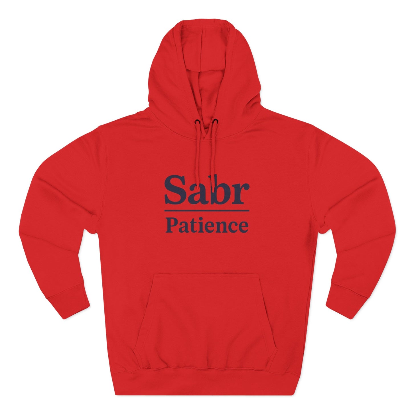 Sabr Fleece Hoodie - Trendy Comfort Apparel for mindfulness lovers