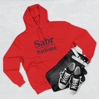 Sabr Fleece Hoodie - Trendy Comfort Apparel for mindfulness lovers