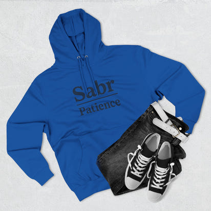 Sabr Fleece Hoodie - Trendy Comfort Apparel for mindfulness lovers