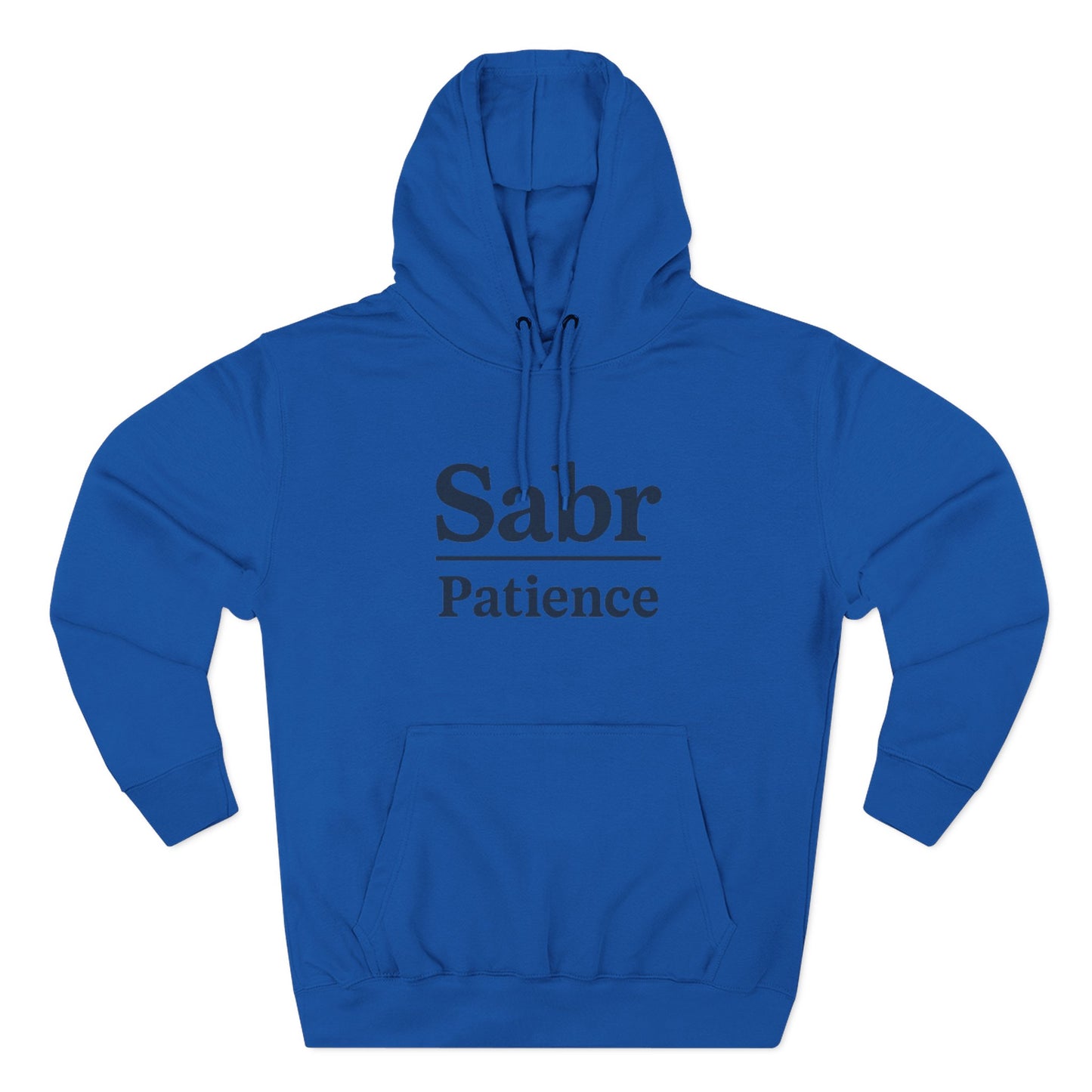 Sabr Fleece Hoodie - Trendy Comfort Apparel for mindfulness lovers