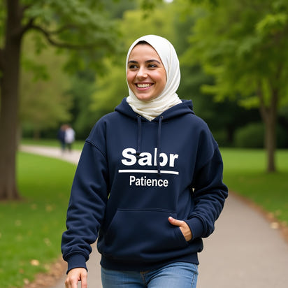 Signature Hoodie - SABR | Patience - Mindful Calm and Courage Apparel