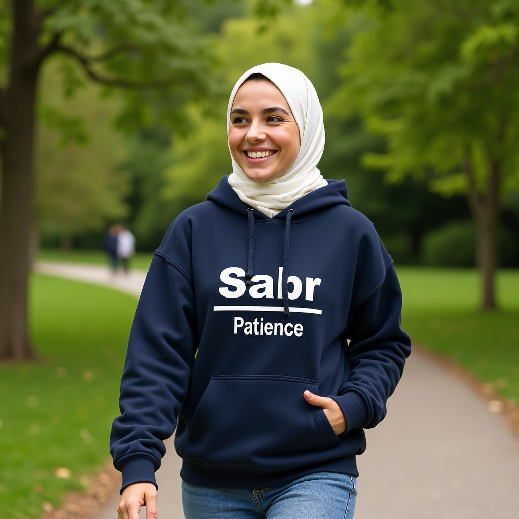 Signature Hoodie - SABR | Patience - Mindful Calm and Courage Apparel